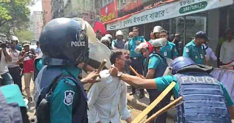 পোশাক শ্রমিকদের ওপর পুলিশের লাঠিপেটায় বাংলাদেশ গণমুক্তি পার্টির প্রতিবাদ 